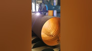 large diameter pipe cutting video // plasma cutting machine