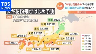 “今年は花粉１．５倍”今できる事は？ 毎日観測する医師に聞いた【Nスタ】