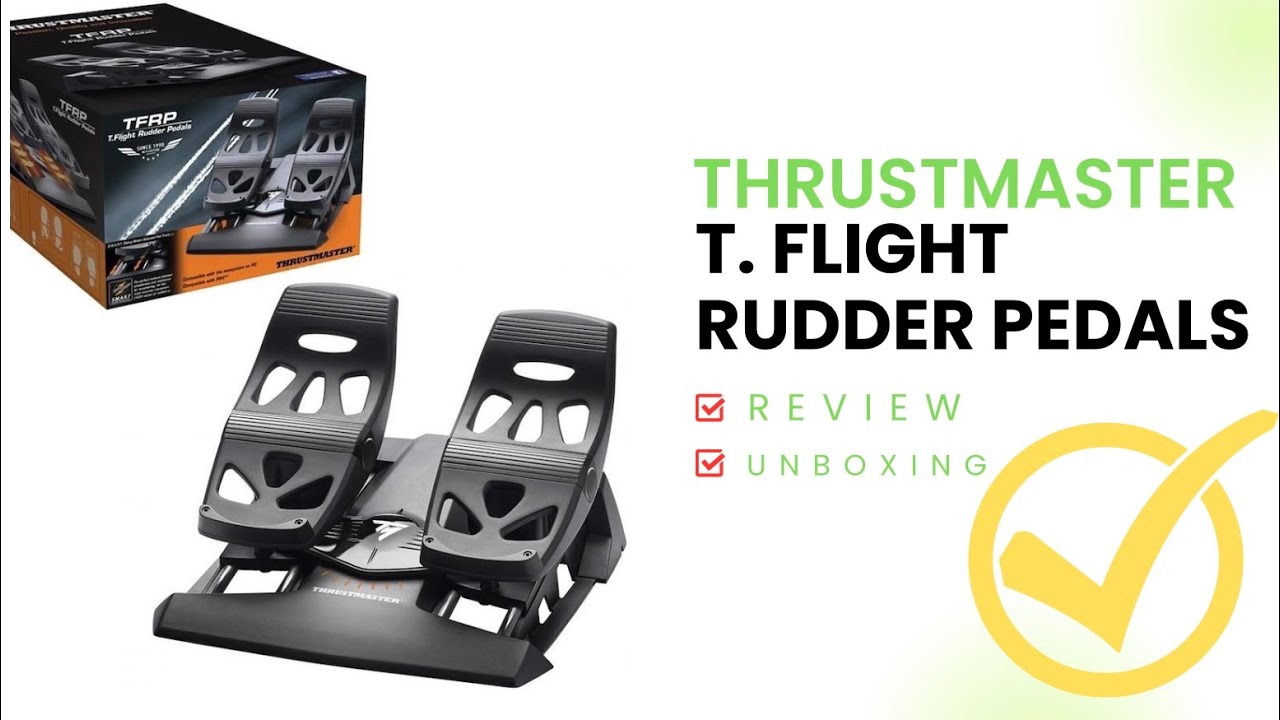 Thrustmaster T.Flight Rudder Pedals REVIEW & UNBOXING
