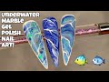 Underwater Marble Nail Designs | Caught You Looking | Ugly Duckling