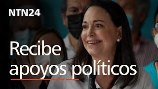 La candidatura de María Corina Machado recibe apoyo de Antonio Ledezma