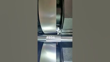 FEDA Thread rolling machine produces knurling #machine #auto #factory #cnc #custom #engineering