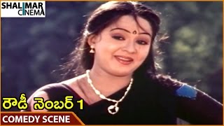 Rowdy Number 1 Movie Radha Superb Comedy Scene Krishna, Radha, Sharadha Shalimarcinema