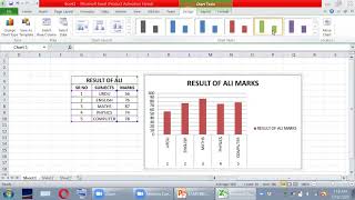 Presenting data graphically using MS Excel