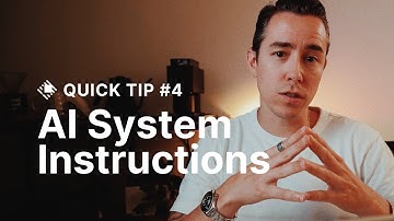 Quick Tip — AI System Instructions