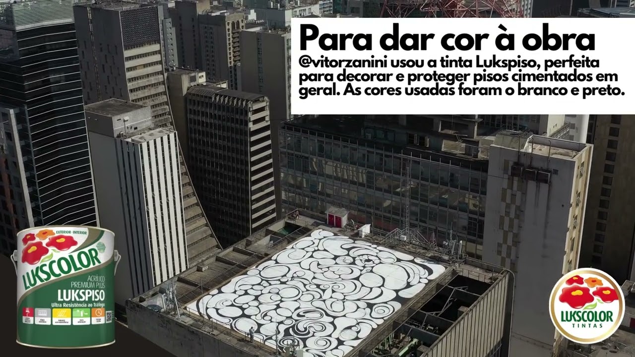 Com apoio da Lukscolor, artista Vitor Zanini cria mural em São Paulo -  Revista Anamaco