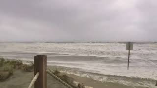 Hurricane Ian Oak Island North Carolina raw footage video 1 4:15 PM