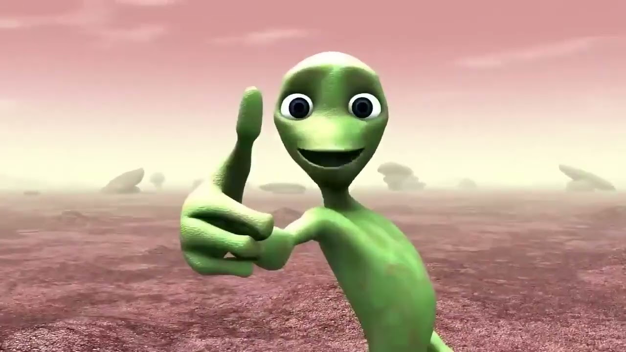 Green Alien funny Dance 😅🤣 