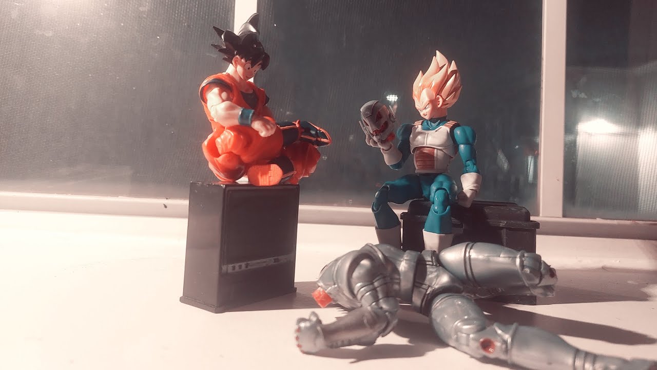 I'm telling you Kakarot! this android was too easy!!!(stop motion skit thingy)