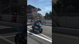 DanielHolgado in action practice start cornering #moto2 #barcelonatest 2026 #launchcontrol #shorts