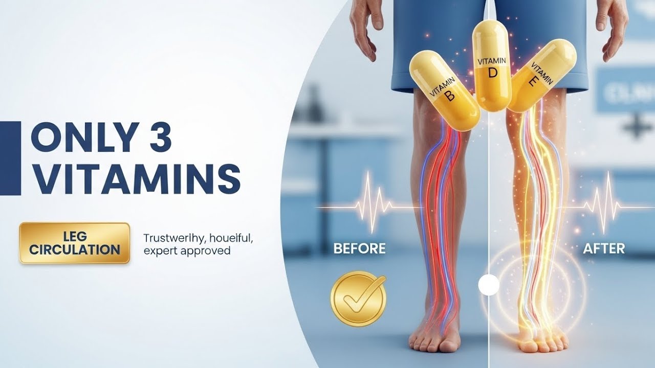 The ONLY 3 Vitamins You Need for Better Leg Circulation | Wellness Explained