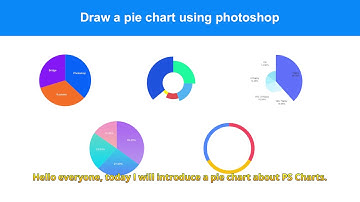draw a pie chart using photoshop