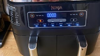 Unboxing Ninja foodi dual zone Air Fryer AF300 with dimensions
