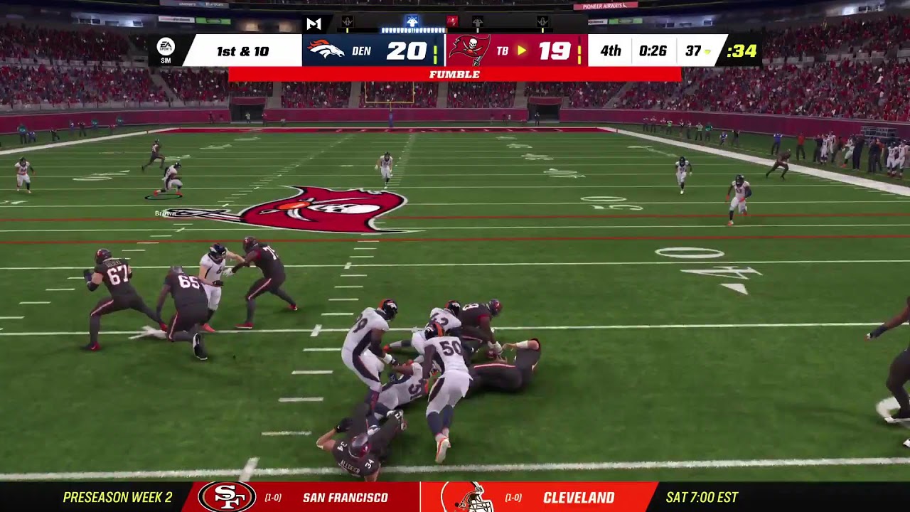 Madden 23 PS5 Broncos rebuild 2025 Preseason Week 2 Denver Broncos