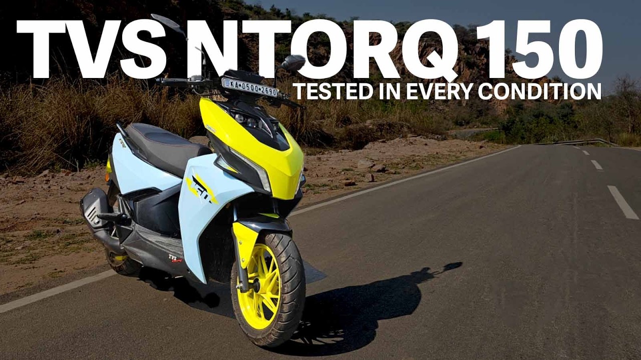 TVS Ntorq 150 First Ride Review ABS + Traction Control | India’s Most Powerful Scooter? First Ride