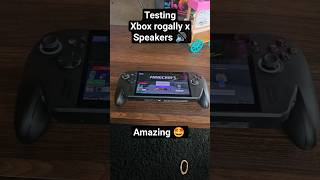Xbox Rogally X Speakers quality test #gaming #minecraft #xbox #xboxrogallyx #handheldgaming