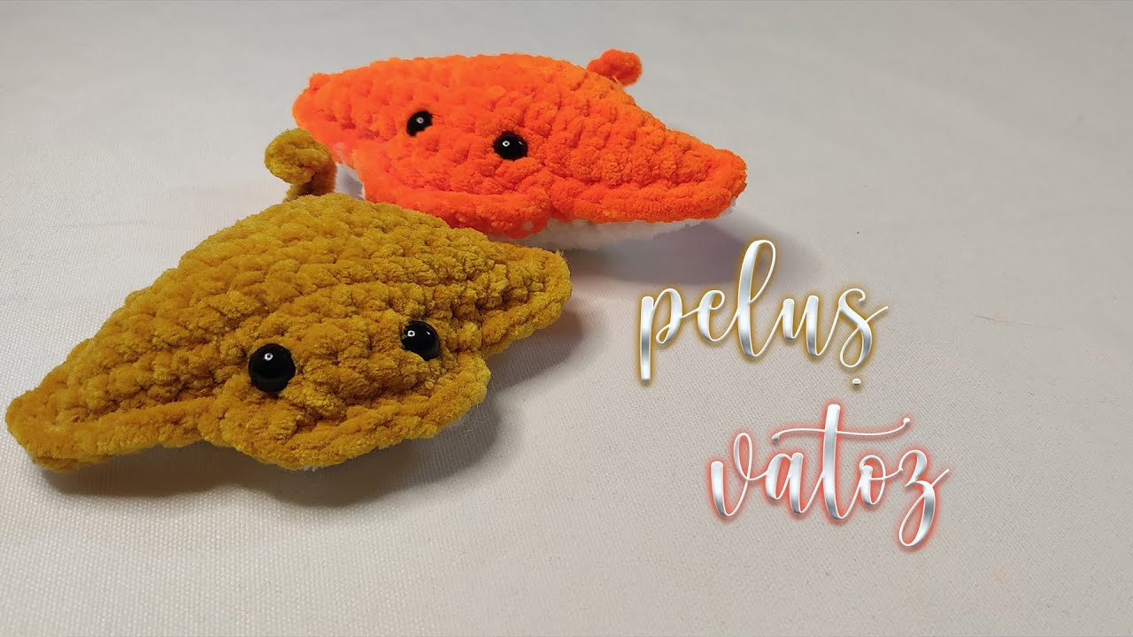 Amigurumi Vatoz Yapımı | How to Make Stingray? | Amigurumi Oyuncak - Anahtarlık - Çanta Süsü