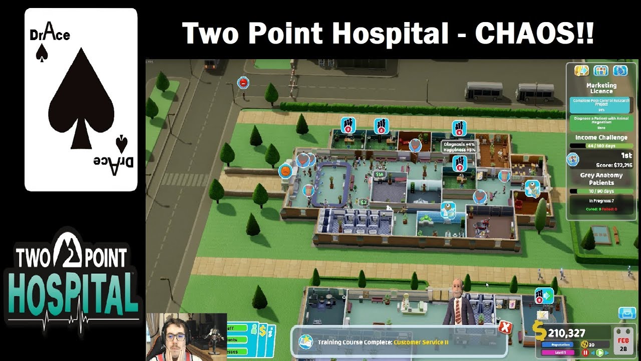 DrAce's Two Point Hospital - CHAOS!!