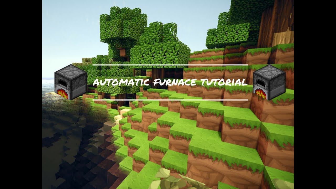 Minecraft tutorial #2 automatische furnace - YouTube