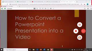 Converting Powerpoint Presentation into Video using AZ Screen Recorder screenshot 3