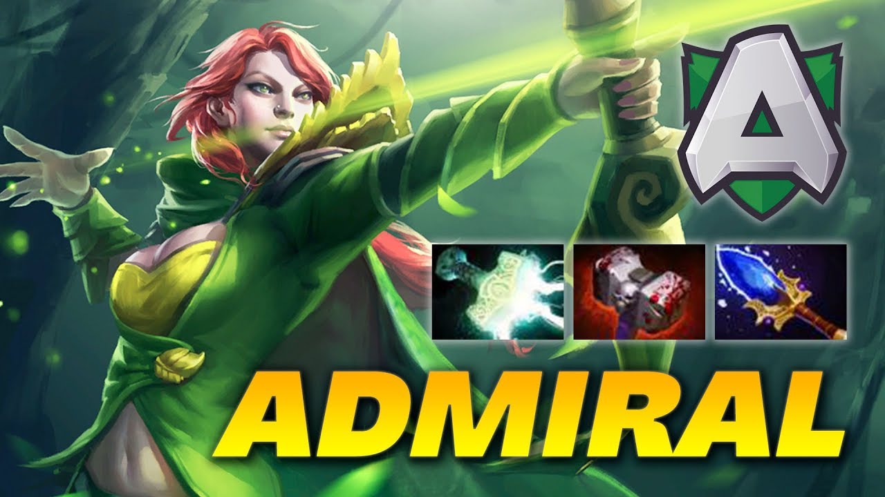 AdmiralBulldog Windranger Basher Archer Dota 2