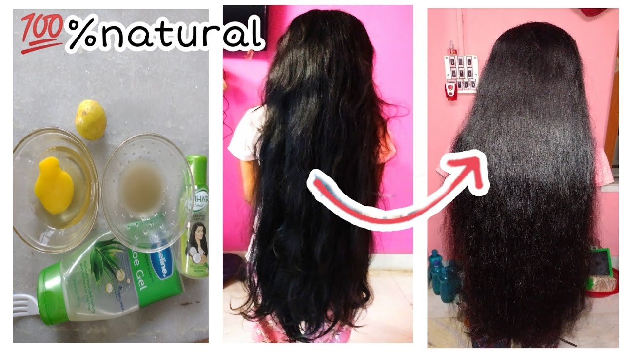 HOW TO GET SMOOTH GLOSSY SHINY HAIR AT HOME (diy hair mask) sangita's ...