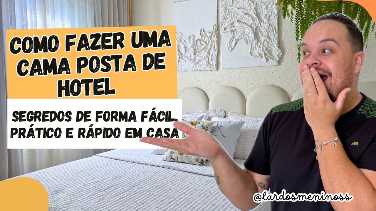CAMA POSTA DA SEMANA PERFEITA | Realizei uma cama posta de Hotel em casa. Barato, fácil e rápida