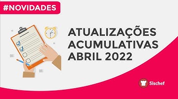 03 - Novidades do Sistema Sischef #3 - iFood Logistic e muito mais