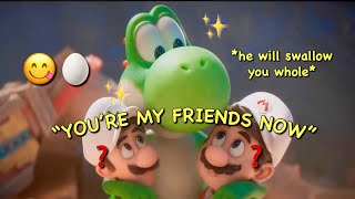 Yoshi being my favorite character in The Super Mario Galaxy Movie for over 5 minutes straight