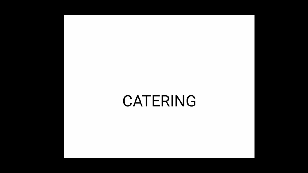 CATERING PRESENTATION