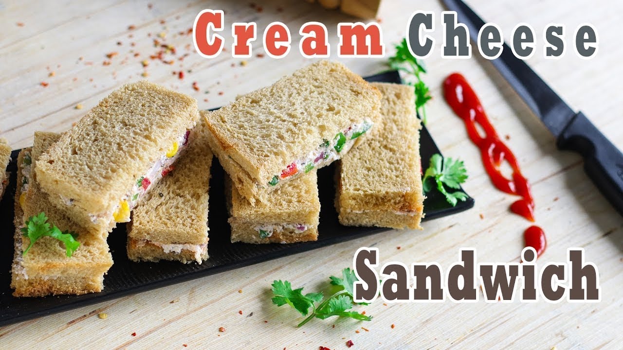 Cream Cheese Sandwiches | Sandwich Recipes | Breakfast Recipes | MintsRecipes