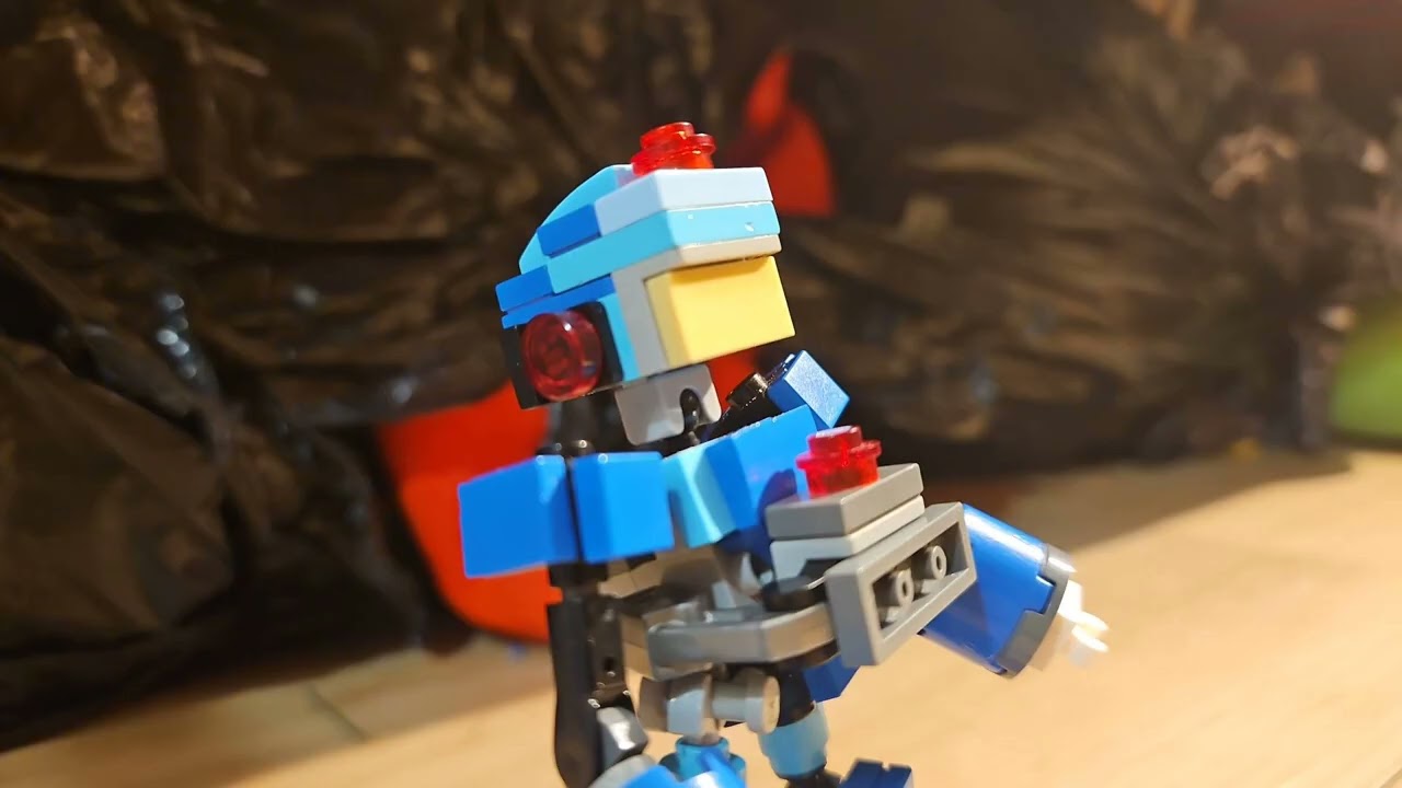Lego megaman x vs boomerang kuwanger stop motion