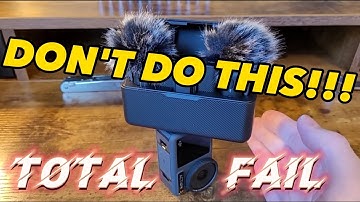 TOTAL FAILURE!!! DJI Mic + DJI OSMO ACTION 3 is NOT an Action Setup . . .