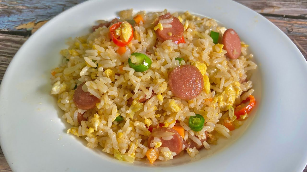 Nasi Goreng Sosej Mudah Sedap Selera Kampung Youtube