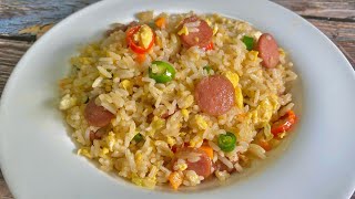 Nasi Goreng Sosej || Mudah & Sedap || SELERA KAMPUNG