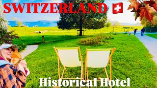 🇨🇭 SWITZERLAND Peaceful Countryside Walk | Old Abbey Hotel & Autumn Vibes 🍁  screenshot 4
