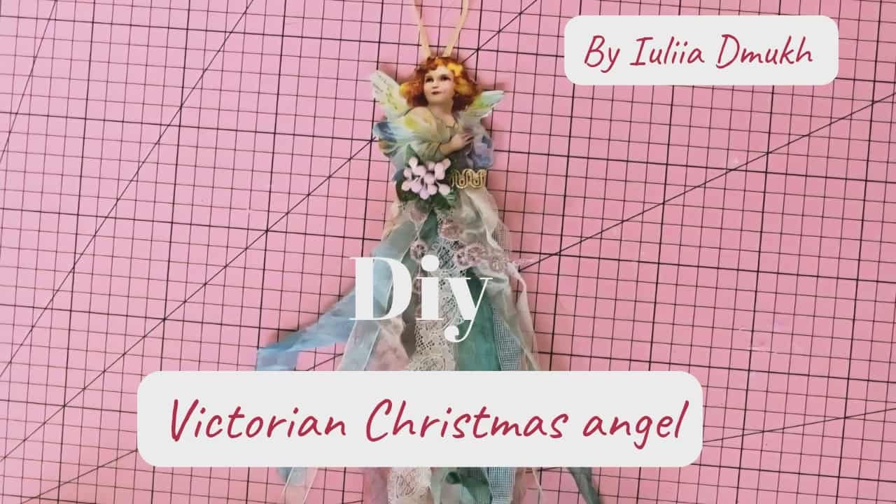 Victorian Christmas angel DIY. Master class