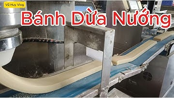 Quy Trình Làm Bánh Dừa Nướng Tại Nhà Máy l Vũ Huy Vlog