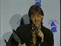 Paul McCartney backstage at Grammys