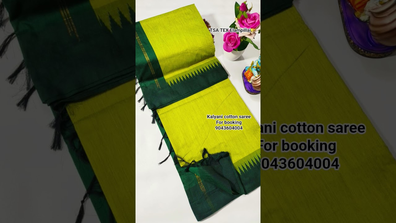 Kalyani cotton saree 🦚 WP 9043604004