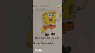 My School Drawing Projects|flipaclip drawing spongebob  draw  shorts short school