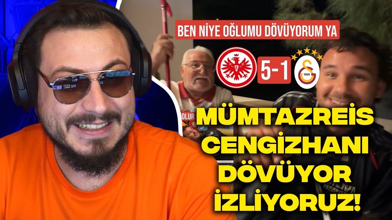MÜMTAZREİS CENGİZHANI DÖVÜYOR! ROLLER DEĞİŞTİ! İZLİYORUZ! (FRANKFURT 5-1 GALATASARAY)
