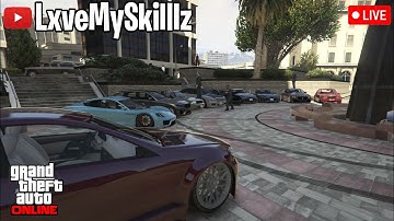 GTA 5 ONLINE LIVE CLEAN CAR MEET🚘| CAR SHOW🔥| DRAGS | CRUISE Ps4💯