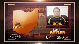 Jared Weyler Highlights: 2014 Gopher Football Signing Day