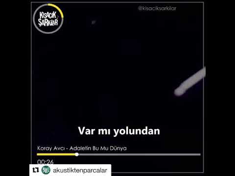 Koray avci adaletin bumu dunya