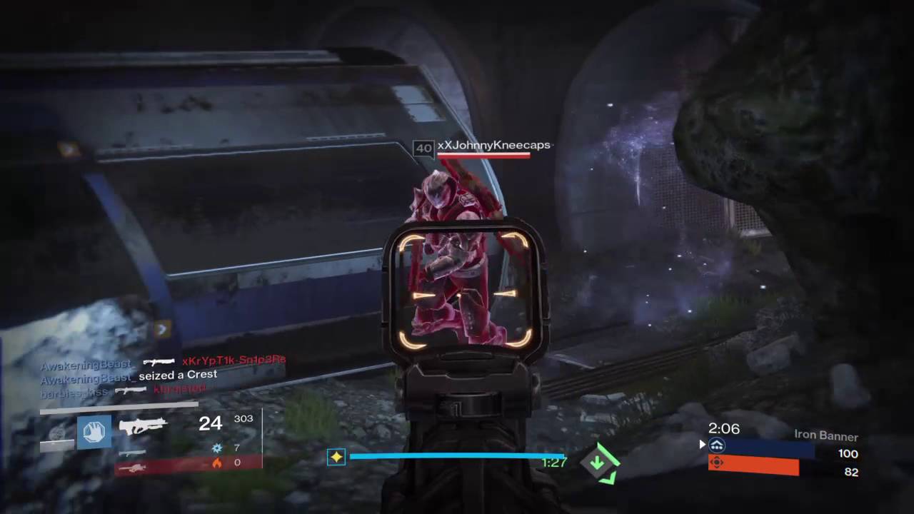 Iron Banner 16 kill streak with The Clever Dragon Pulse rifle