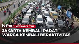 Lebaran usai, Arus Lalin di Jakarta Kembali Macet | Metropolitan