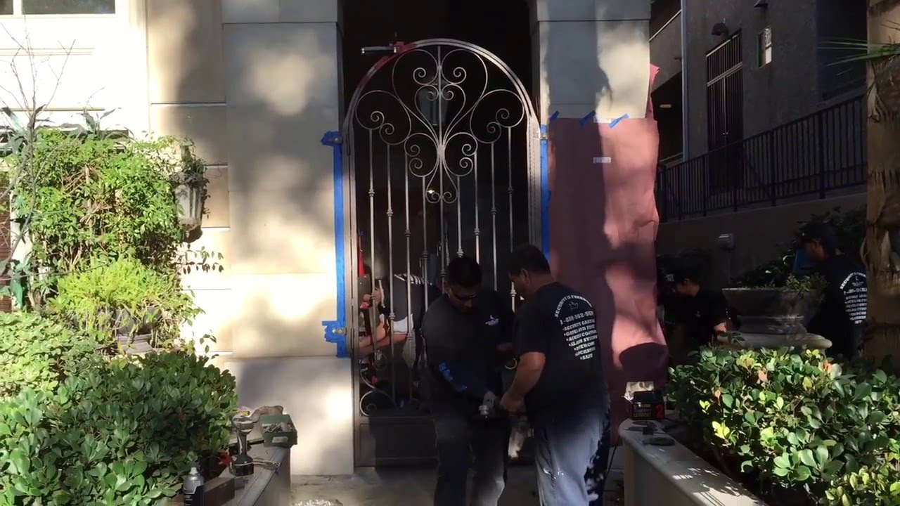 Victorian Style Gates Installed in Westwood, CA Condominium