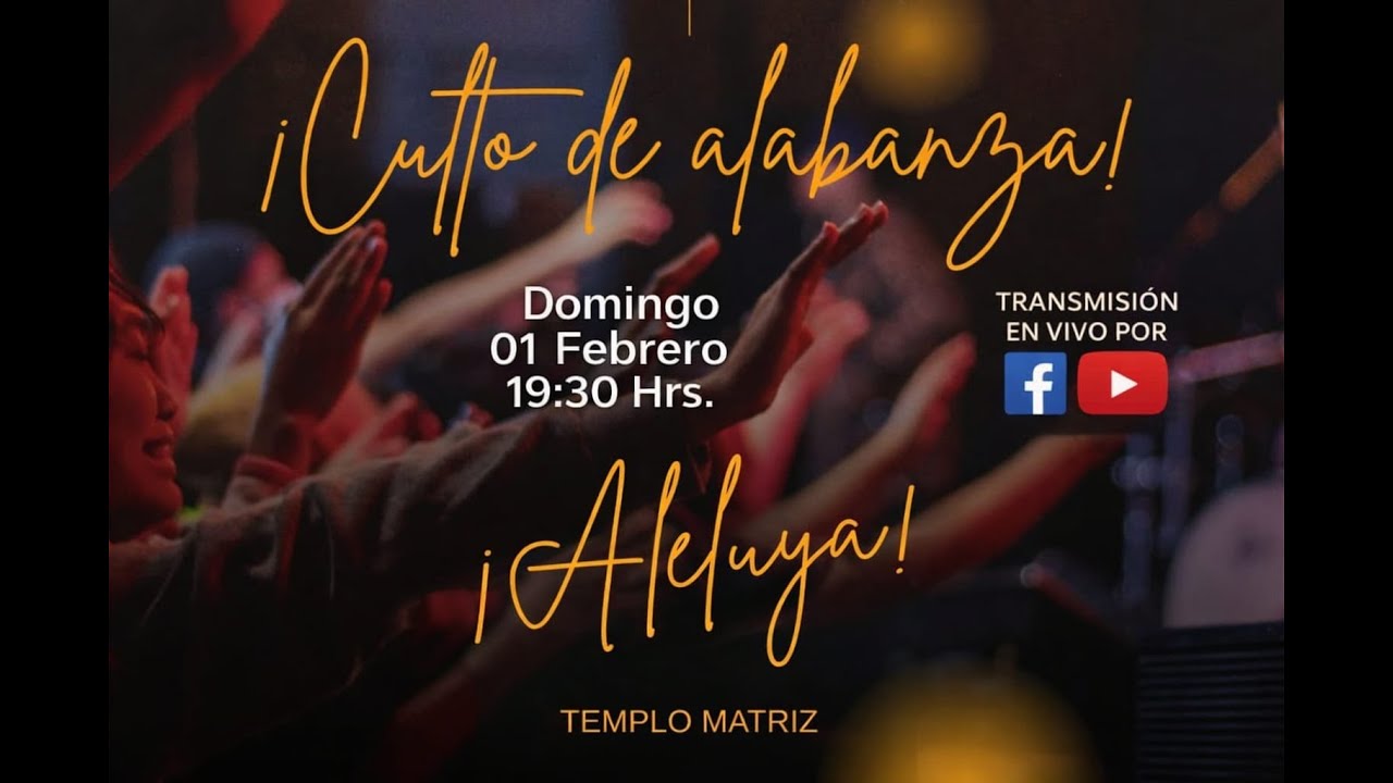 CULTO EN VIVO DOMINGO 01-02-2026 - YouTube