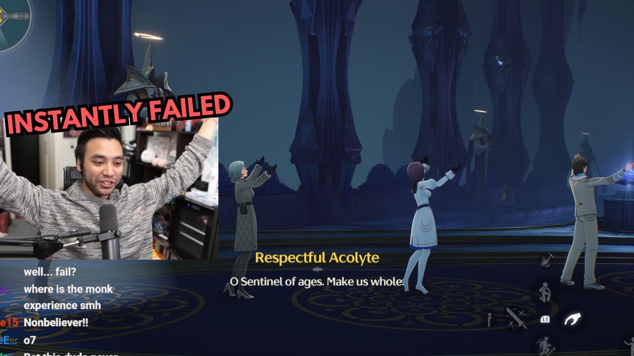 Gigguk Had to Use 100% of Monk Training For This Mini Game